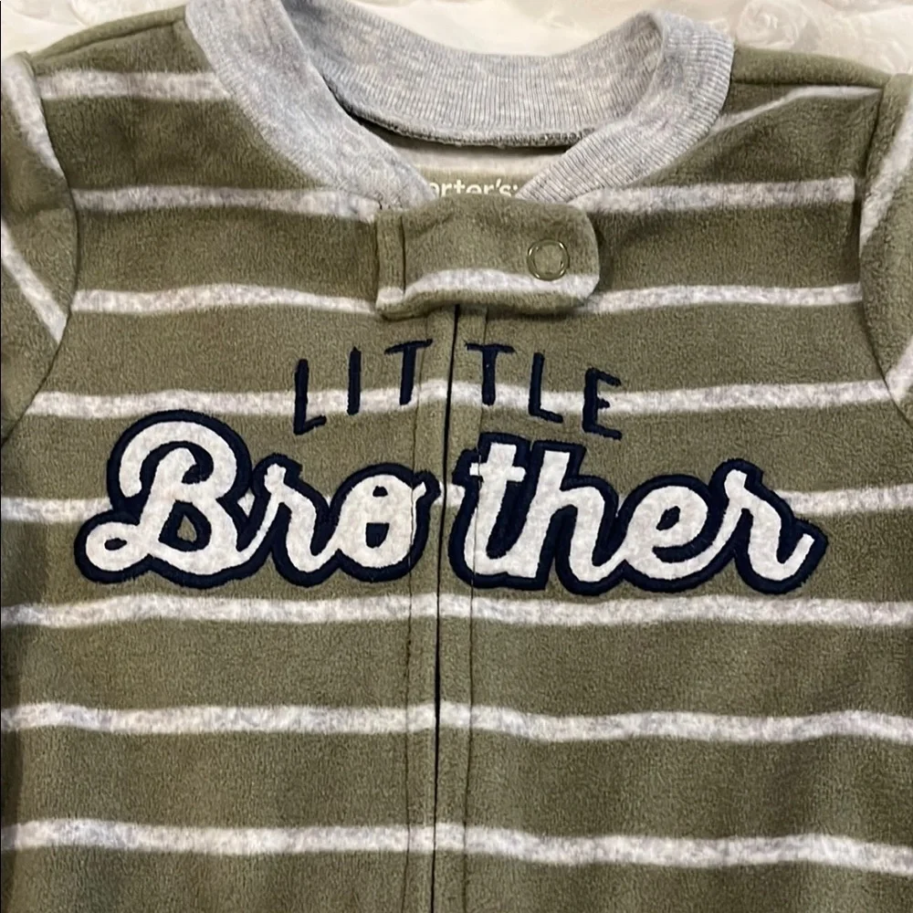 Carter's Little Brother Footed Pajamas/Sleep Play Long Sleeve 3 & 6 months